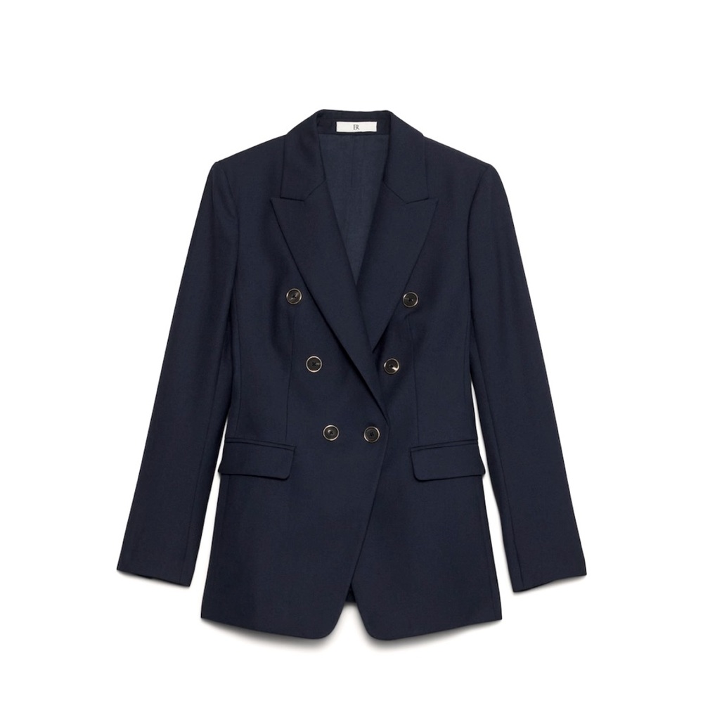 Banana Republic Captain’s Blazer – Size 12 (Black, NWT)